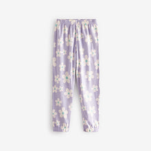 Load image into Gallery viewer, Purple Lilac Blue Daisy Heart Pyjamas 2 Packs (3-10yrs)
