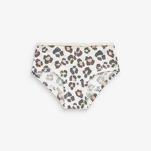 Bright Animal Print Hipster Briefs 5 Pack (2-12yrs)