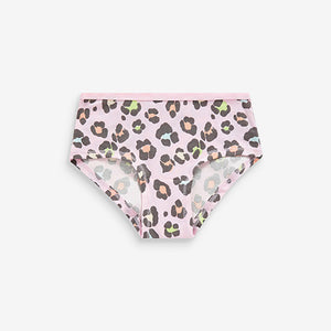 Bright Animal Print Hipster Briefs 5 Pack (2-12yrs)