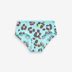 Bright Animal Print Hipster Briefs 5 Pack (2-12yrs)