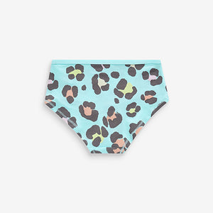 Bright Animal Print Hipster Briefs 5 Pack (2-12yrs)