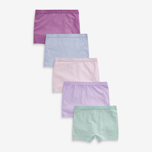 Pink/ Purple Shorts 5 Pack (2-12yrs)