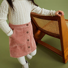 Load image into Gallery viewer, Pink Corduroy Skirt (3mths-6yrs)
