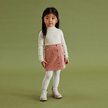 Load image into Gallery viewer, Pink Corduroy Skirt (3mths-6yrs)
