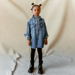 Blue Denim Oversized Shacket (3-12yrs)