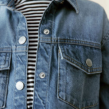 Load image into Gallery viewer, Blue Denim Oversized Shacket (3-12yrs)
