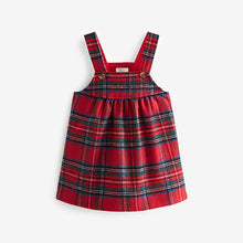 Load image into Gallery viewer, Red Check Pinafore Dress (3mths-6yrs)
