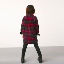 Load image into Gallery viewer, Red Check Shirt And Leggings Set (3-12yrs)
