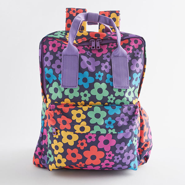 Multi Bright Double Handle Backpack
