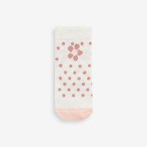 Pink Bunny Socks 5 Pack (0mths-2yrs)