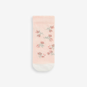 Pink Bunny Socks 5 Pack (0mths-2yrs)