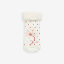 Load image into Gallery viewer, Pink/Blue Bunny Toweling Baby Socks 3 Pack (0mths-2yrs)
