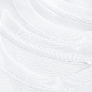 White Short Sleeve Vest 3 Pack (2-12yrs)