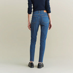 Dark Blue Mom Comfort Stretch Jeans