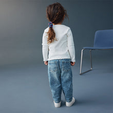 Load image into Gallery viewer, Denim Mid Wash Mom Jeans (3mths-6yrs)
