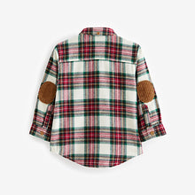 Load image into Gallery viewer, Cream/Red Long Sleeve Check Shirt (3mths-6yrs)
