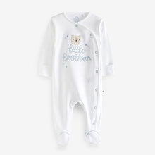 Load image into Gallery viewer, White Bear Family Sleepsuit 1 Pack (0-18mths)
