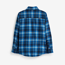 Load image into Gallery viewer, Blue Long Sleeve Check Shirt (3-12yrs)
