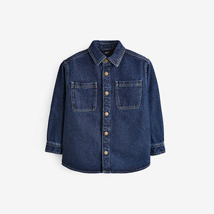 Blue Denim Long Sleeve Shirt (3-12yrs)