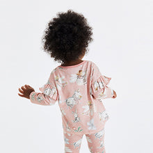 Load image into Gallery viewer, Pink Fairy Long Sleeve Frill Top (3mths-6yrs)
