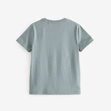 Load image into Gallery viewer, Mineral Green Cotton Short Sleeve T-Shirt (3-12yrs)
