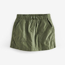 Load image into Gallery viewer, Khaki Green Parachute Cargo Skirt (3-12yrs)
