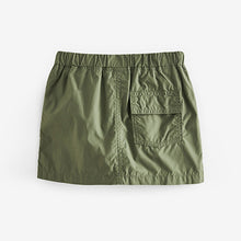 Load image into Gallery viewer, Khaki Green Parachute Cargo Skirt (3-12yrs)
