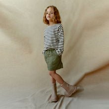 Load image into Gallery viewer, Khaki Green Parachute Cargo Skirt (3-12yrs)
