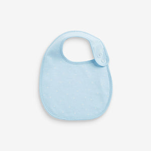 Blue/White Little Brother Baby Bibs 2 Pack