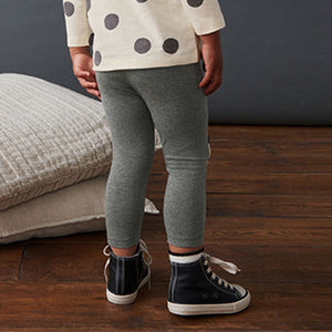 Grey Panda Embroidered Leggings (3mths-6yrs)