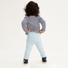 Load image into Gallery viewer, Light Blue Cosy Fleece Lined Leggings (3mths-6yrs)
