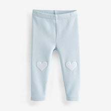 Load image into Gallery viewer, Light Blue Cosy Fleece Lined Leggings (3mths-6yrs)
