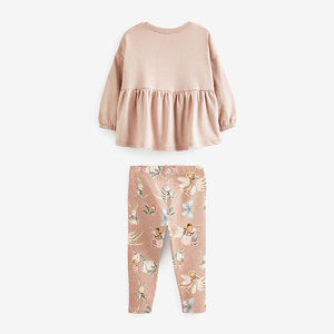 Pink Bunny Top and Legging Set (3mths-6yrs)