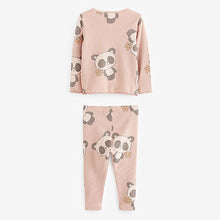 Load image into Gallery viewer, Cream Panda Top and Legging Set (3mths-6yrs)
