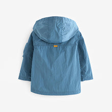 Load image into Gallery viewer, Blue Shower Resistant Utility Anorak (3mths-5-6yrs)
