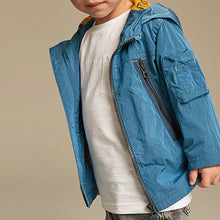 Load image into Gallery viewer, Blue Shower Resistant Utility Anorak (3mths-5-6yrs)
