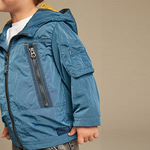 Blue Shower Resistant Utility Anorak (3mths-5-6yrs)