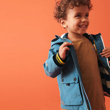 Load image into Gallery viewer, Blue Waterproof Coat (3mths-5-6yrs)
