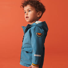 Load image into Gallery viewer, Blue Waterproof Coat (3mths-5-6yrs)
