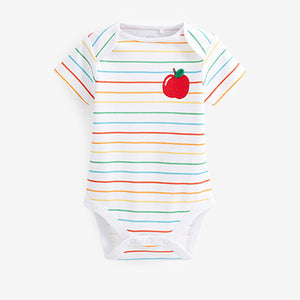 Bright Baby Short Sleeve Bodysuits 3 Pack (0-18mths)