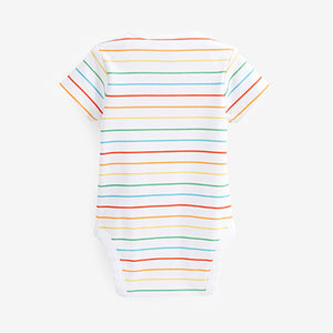 Bright Baby Short Sleeve Bodysuits 3 Pack (0-18mths)