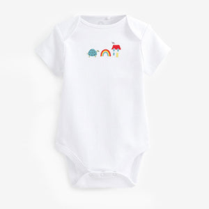 Bright Baby Short Sleeve Bodysuits 3 Pack (0-18mths)