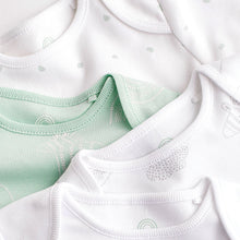 Load image into Gallery viewer, Mint Green Baby Printed Long Sleeve Bodysuits (0mth-2yrs)
