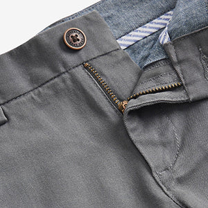 Charcoal Grey Skinny Fit Stretch Chino Trousers (3-12yrs)