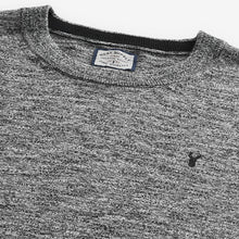 Load image into Gallery viewer, Charcoal Grey Regular Marl Crew Jumper
