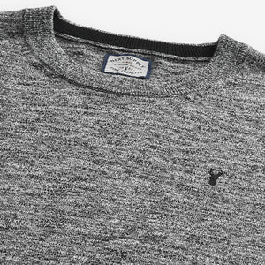 Charcoal Grey Regular Marl Crew Jumper