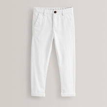 Load image into Gallery viewer, White Skinny Fit Stretch Chino Trousers (3-12yrs)
