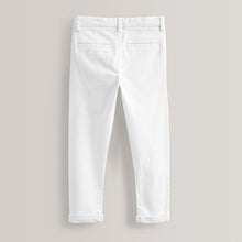 Load image into Gallery viewer, White Skinny Fit Stretch Chino Trousers (3-12yrs)
