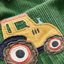 Load image into Gallery viewer, Green Baby Appliqué Corduroy Dungarees And Jersey Bodysuit Set (0mths-18mths)
