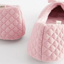 Load image into Gallery viewer, Pink Quilted Ballet Slippers
